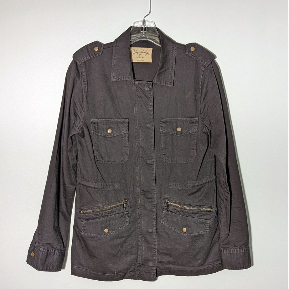 Velvet by Graham and Spencer Lily Aldritch Utility Jacket, Dark Gray, Size XS